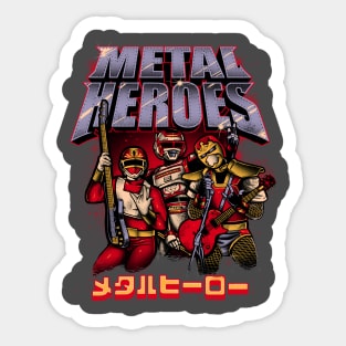 METAL HEROES Sticker